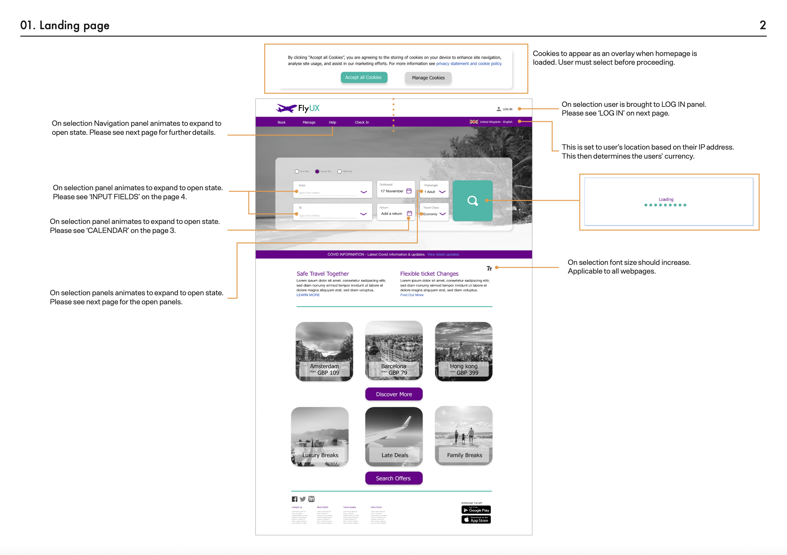 Airline Website 3
